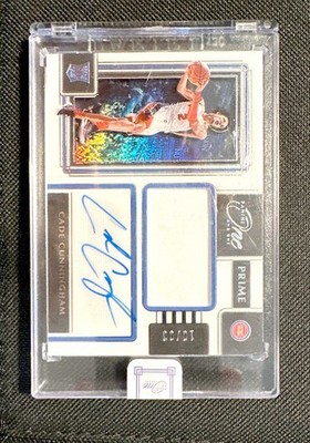 Cade Cunningham 2022 Panini one and one Rookie Prime Auto 10/99 On Card encased