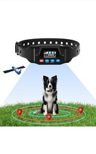 Outdoor GPS Dog Fence System: Adjustable Radius 33-9999 Yards, Waterproof Collar