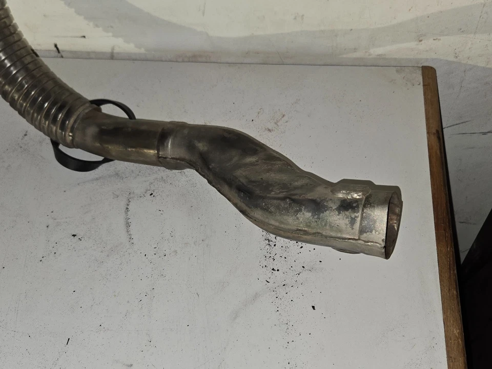 Harley Panhead FL FLH Duo Glide OEM escape delantero, conector de tubo y abrazadera Foto 4 de 4