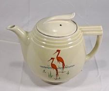 Vintage 1930s Art Deco Enterprise Aluminum Co Flamingo Drip-O-Lator Coffee Pot