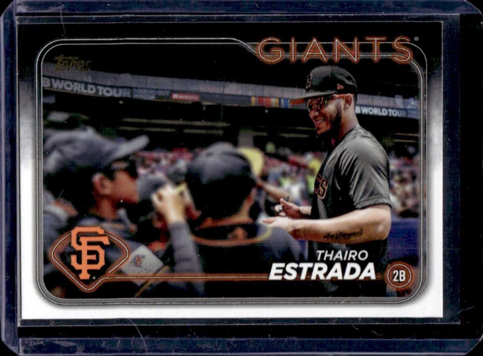 2024 Topps Thairo Estrada Golden Mirror SSP #290 Giants