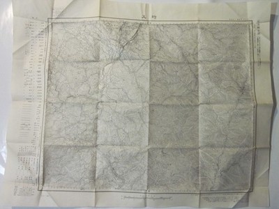 Karte Jiyu 150.000 Topographische Karte 1952 Japan Shimoina Tenryu Fluss, 1:5...