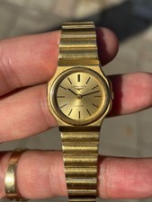 Longines Presence Gold Plated Quartz Vintage Women's Watch Read Description
