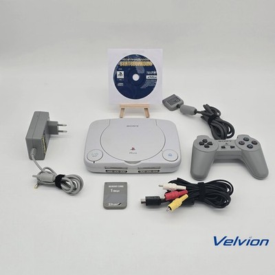 Sony PS1 Slim PS One SCPH-102 Konsole Gut   Tony Hawk Memory Card PAL