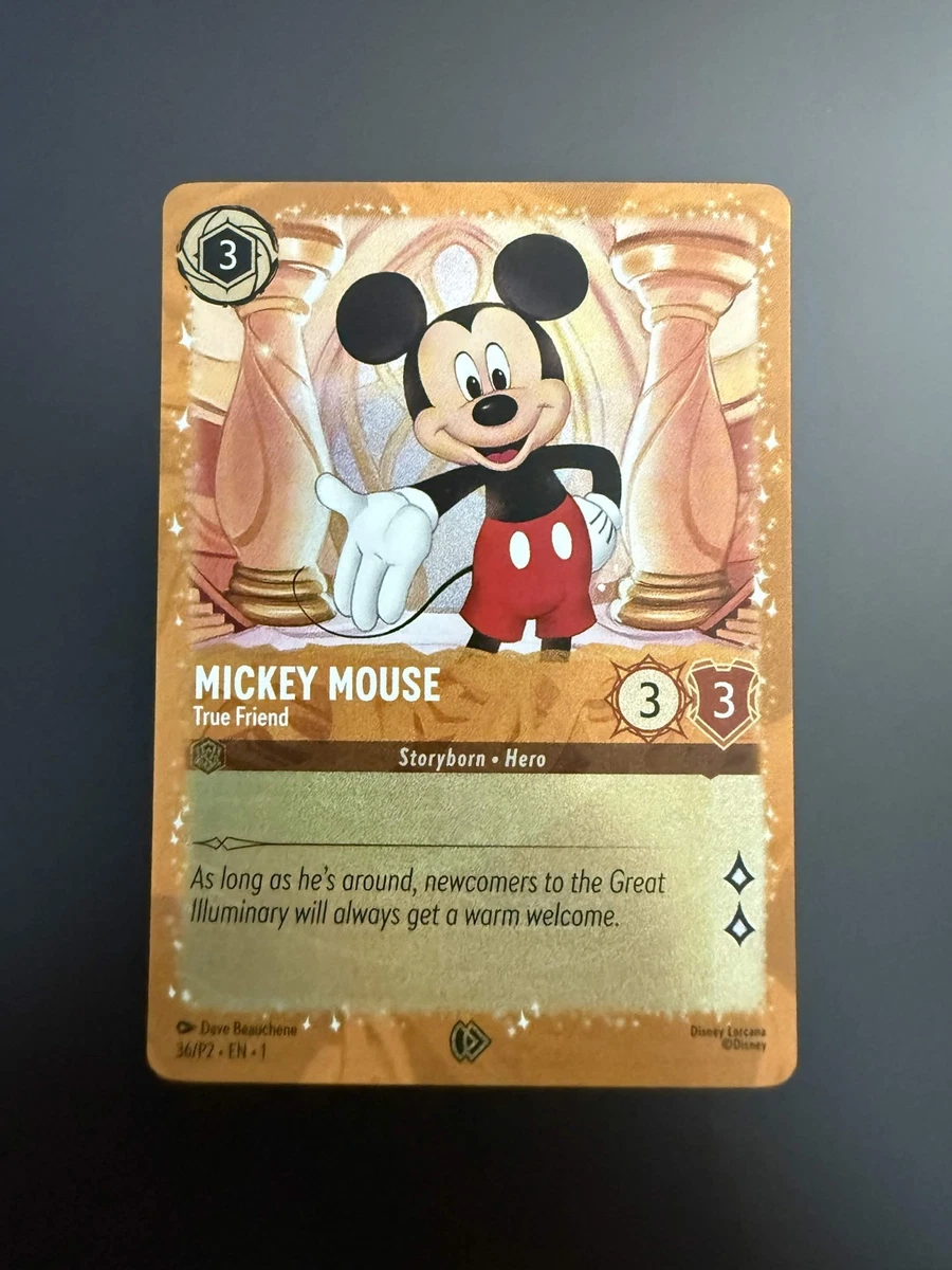 Mickey Mouse - True Friend 36 Disney Lorcana Promo Cards for sale
