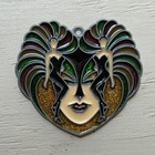 Masquerade Mask Mardi Gras Face Dancers Heart Suncatcher Ornament 3.5x3.75