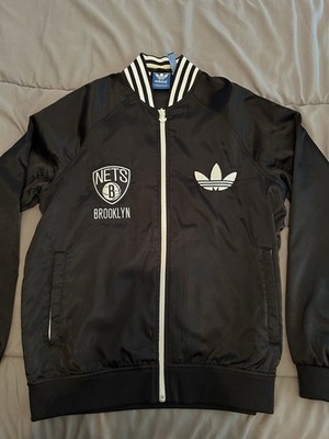Adidas Originals Brooklyn Nets Bomberjacke Jacke NBA Basketball Gr. M