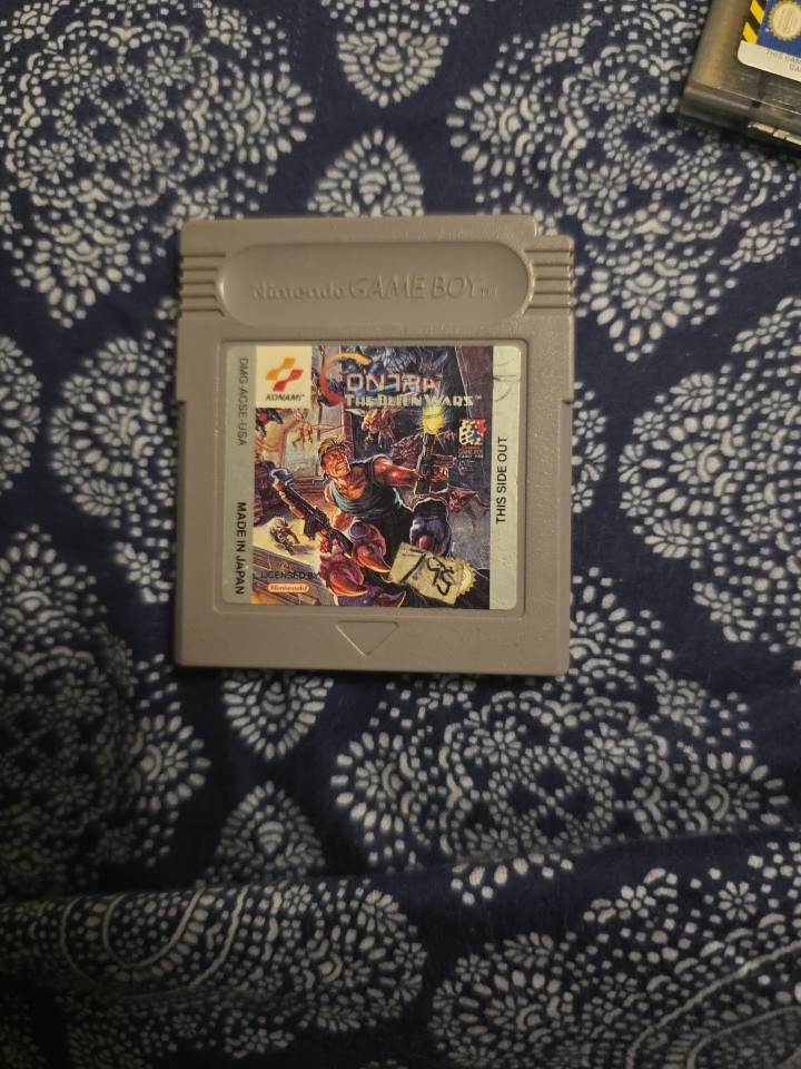 Contra The Alien Wars Nintendo Game Boy Authentic Cartridge