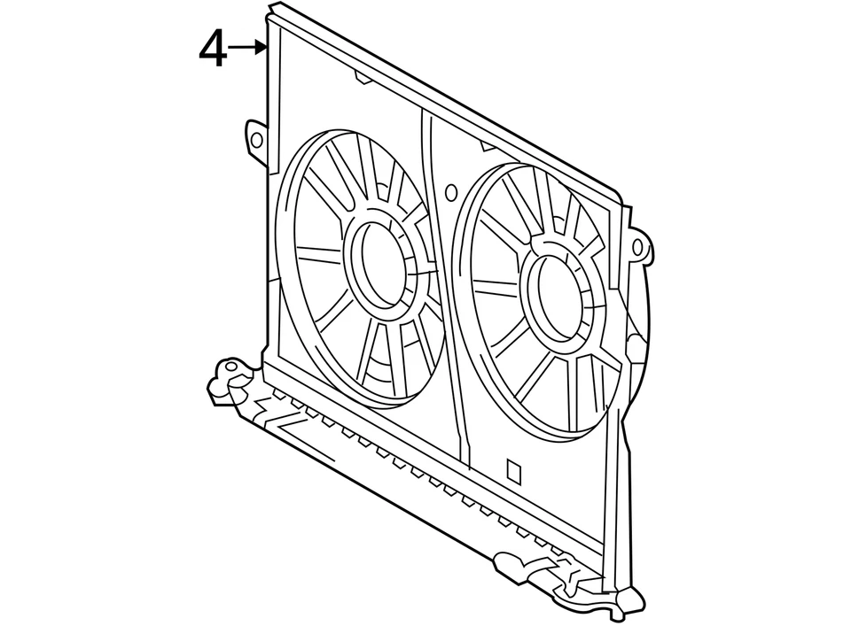 SE ADAPTA A VENTILADOR PONTIAC VIBE 2009-2010 CUBIERTA ENG FRESCO 88975774 - NUEVO FABRICANTE DE EQUIPOS ORIGINALES 88975774 Foto 3 de 3