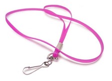 1100 pcs Pink Purple Jelly Rubber Lanyards Swivel Clip *NEW OLD STOCK CLEARANCE*