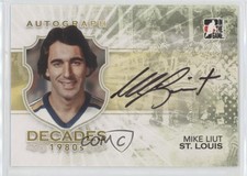 2010-11 ITG Decades 1980s Mike Liut #A-MLI Auto 7a1
