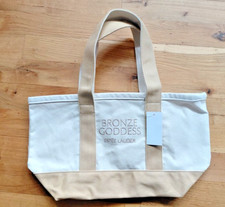 Estee Lauder Bronze Goddess Cotton Tote/Beach Bag in Beige Brand New with Tags