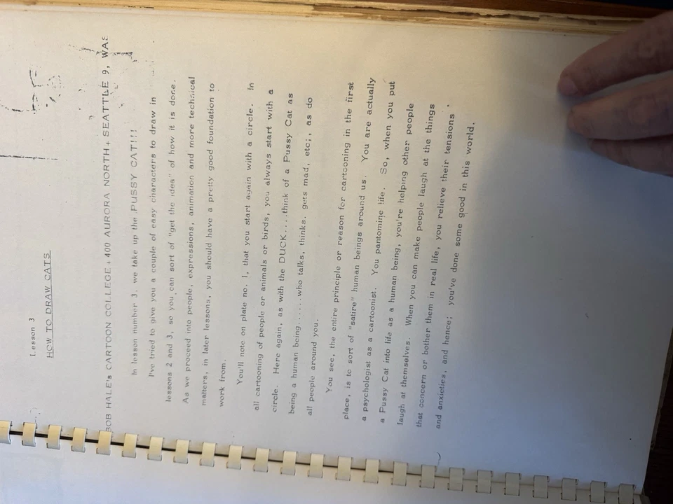 Bob Hale Dibujo Efímero Curso Universitario Dibujo Vintage Arte Gráfico Foto 4 de 4