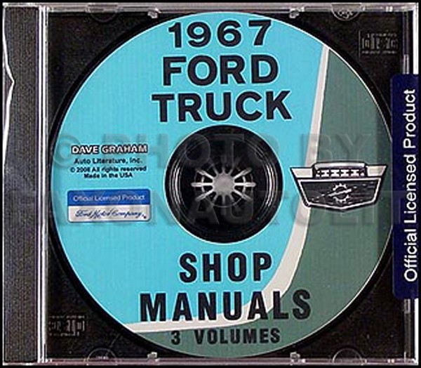 1967 Ford Pickup Und Truck Reparaturhandbuch Set Auf CD F100 F250 F350-F800-image