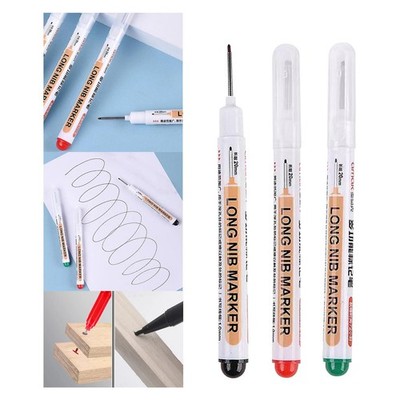 3 Stück Langkopf Markierstift, Tieflochstift, Holzbearbeitung