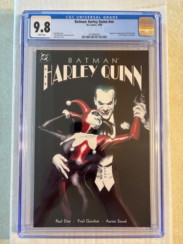 Batman: Harley Quinn CGC 9.8 WT DC 1999 1st Harley Quinn in DC continuity Ross