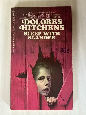 SLEEP WITH SLANDER - Dolores Hitchens - MYSTERY - CHILD ABUSE IN LONG BEACH CA