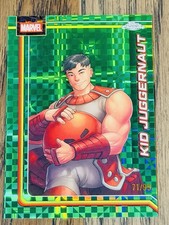 2026 Topps Chrome Marvel Comics Kid Juggernaut #64 Green X-Fractor /99