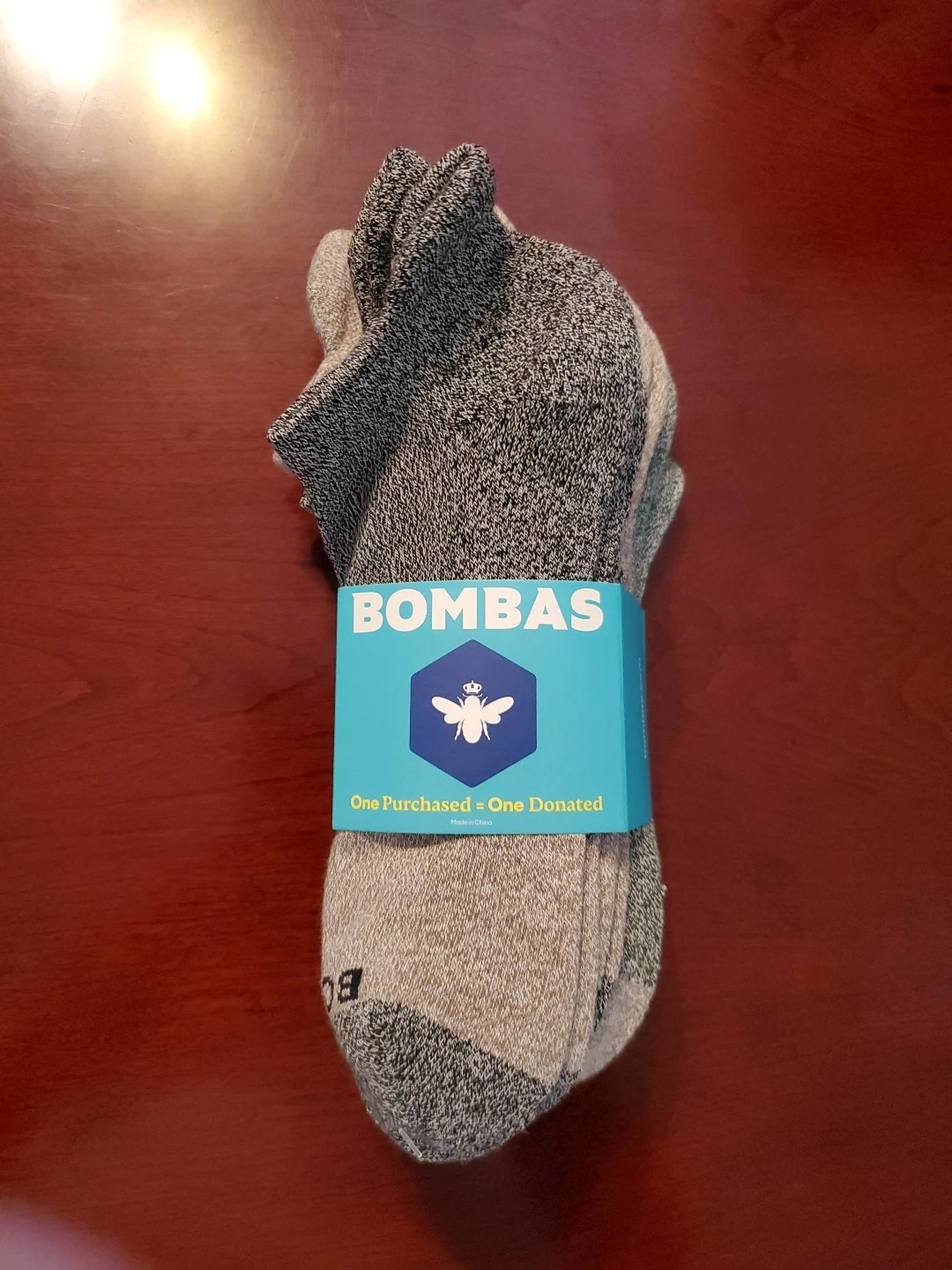 Bombas Men's 6-Pack All-Purpose Performance Ankle Socks Multicolor Large NWT