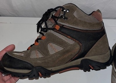 HI TECH hiking boots Brown Orange Waterproof 6 Men s Shoes Outdoor EUC