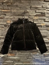 Gap Kids Medium Cold Control Max Puffer Jacket Black Shimmer Hooded Full ZipNWOT