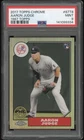PSA 9 Aaron Judge 2017 Topps Chrome 30th Anniversary #87T8 1987 Topps Rookie RC