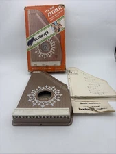 Vintage Bontempi Italian Zither 16 String Lap Harp W/20+ Song Sheets