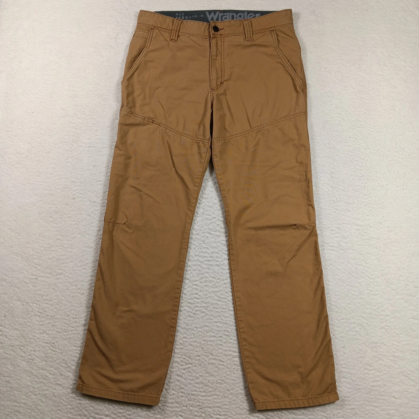 Wrangler Pants Mens 32x30 Brown All Terrain Gear ATG Canvas Cargo Hiking
Opens in a new window or ta