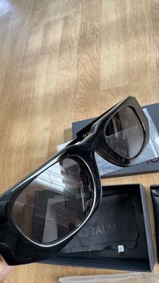 Kuboraum Maske U8 BS Black Shine Sunglasses 49-25-145 NEW IN BOX Authentic