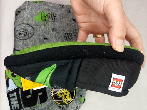 Boys' PJ Set Size Small (6) Lego Star Wars Baby Yoda 2pc Pajama Set Slippers - Picture 10 of 12