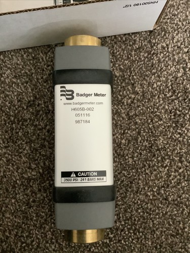 Hedland Badger Meter Brass Rotameter Flow Indicator 0 to 2 GPM - Picture 3 of 5