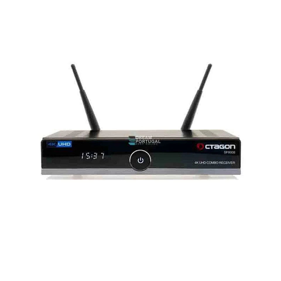 Octagon SF8008 Linux 4K Combo Receiver UHD E2 DVB-S2X MS DVB-C/T2 USB Dual WiFi - Image 4 of 4