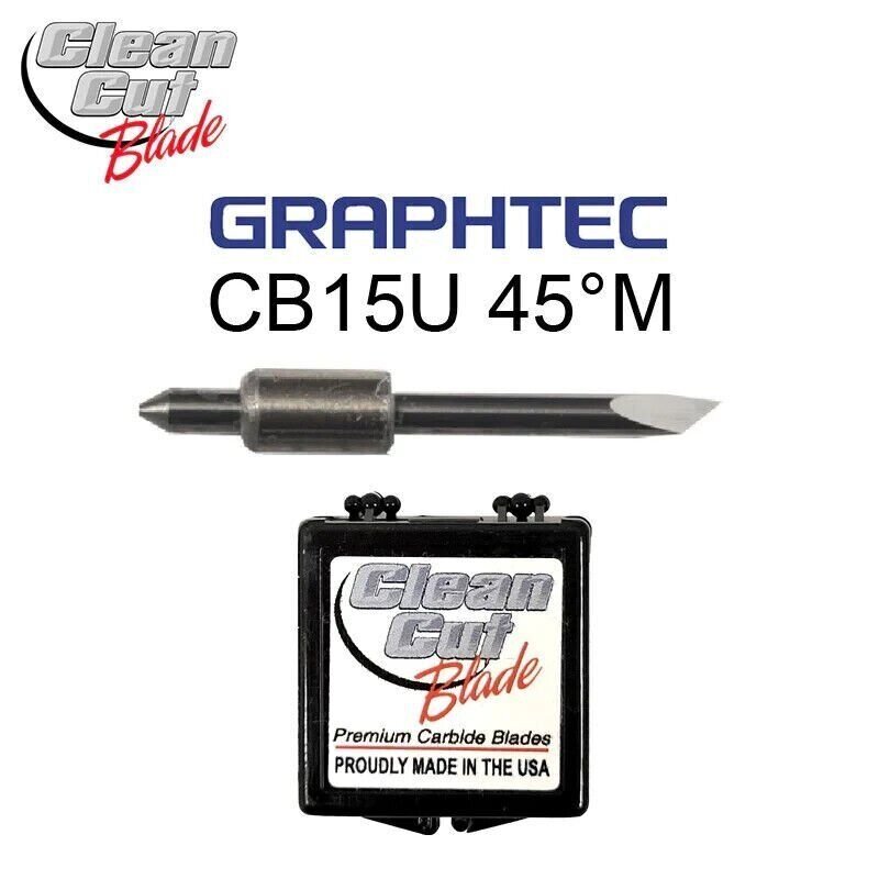 Graphtec CB15U 45 Metal Blade- CLEAN CUT AGTK-1545M (Black) | eBay