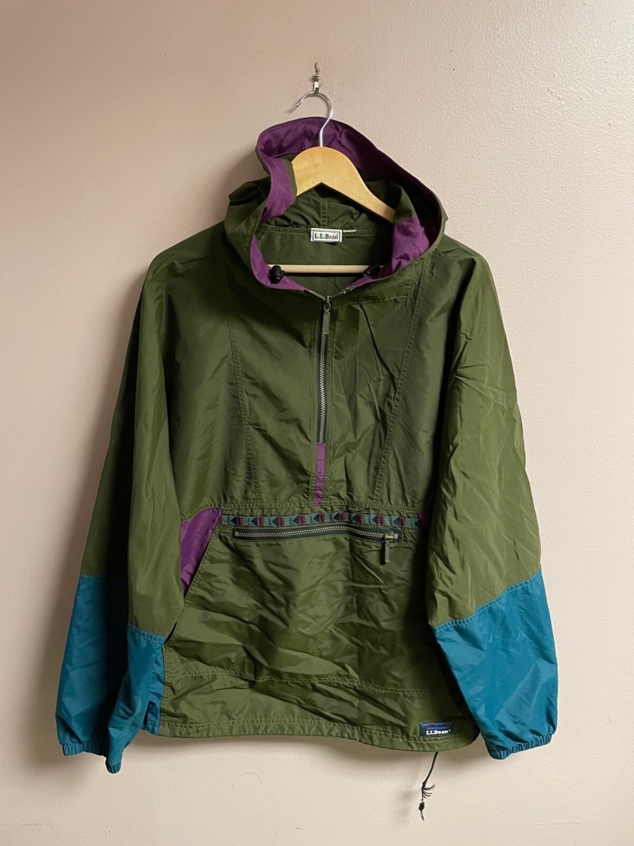 Vintage LL Bean Anorak Windbreaker Jacket Men's XL Half Zip Vintage LL Bean Anorak Windbreaker Jacket Men's XL Half Zip