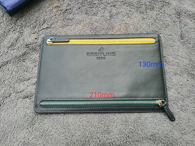 Breitling Genuine Leather Pouch Box Bag Briefcase | eBay