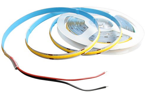 LED Cob Stripe 12V 24V 230V Leuchtstreifen Streifen kaltweiß selbstklebend 6500K - Picture 5 of 17