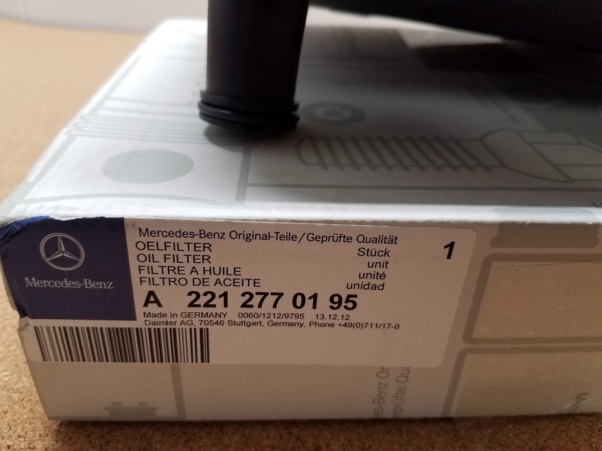 NEW GENUINE MERCEDES BENZ FRONT PLATE TRANSMISSION OIL FILTER OEM 