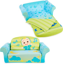 , Cocomelon 3-In-1 Slumber Sofa Baby Lounger, Convertible Kids Couch, Sofa Bed