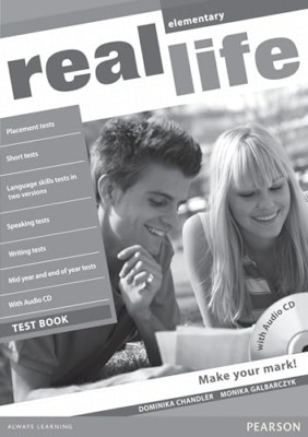 Real Life Global Elementary Test Book and Test Audio CD - Paperback NEW Chandler