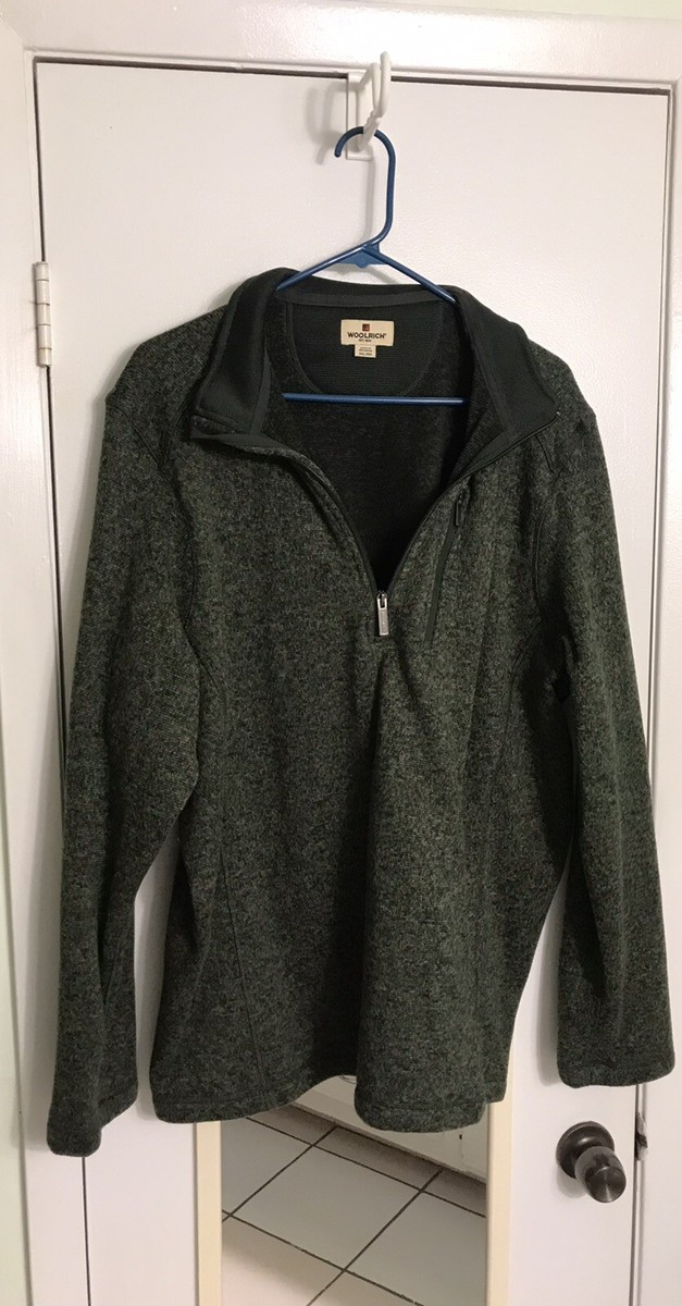 Woolrich ウールジャケット M Woolrich Vintage Men's XXL 1/4 Zip Pullover Jacket Long