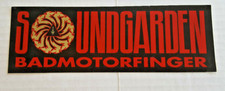 SOUNDGARDEN Badmotorfinger Bumper Sticker RARE Promo Only Collectable 1991 A&M