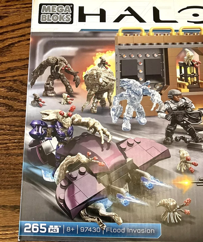 Halo MEGA BLOKS Flood Invasion 97430 BRAND NEW & SEALED Retired/Rare 2014 Set - Image 2 of 4