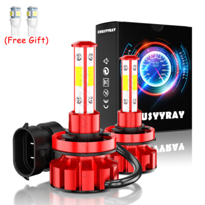 H11 LED Headlight Super Bright Bulbs Kit White Ultra-Nighting Lamp High/Low Beam