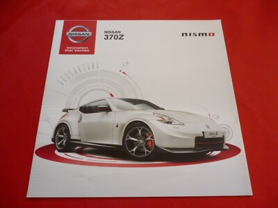 NISSAN 370Z Coupe Z34 Nismo Prospekt Brochure Depliant Folleto von 2013