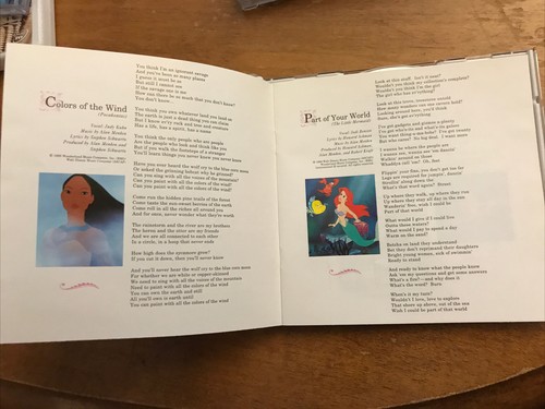 Disney's Princess Collection CD Album by Walt Disney Records (CD, 1995, Disney) - Picture 7 of 12