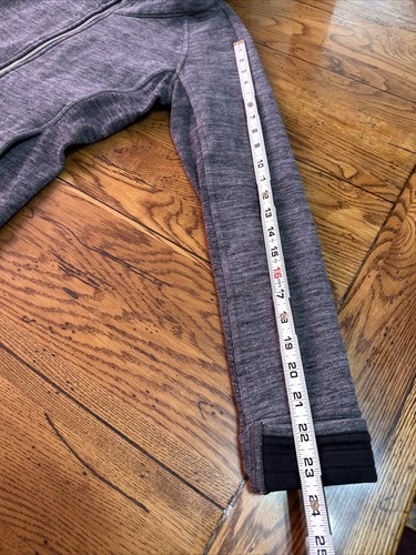 Lululemon Radiant Jacket II Heathered Core Dark Grey Full Zip Women’s Size 8 Z24 - Picture 5 of 10