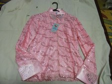 Rhc Equestrian Show Shirt Jacket Barbie Glam Holiday Shirt Med Large Or Xl