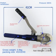 GC-300 manual hydraulic pliers copper aluminum wire crimping tools 10-300 square