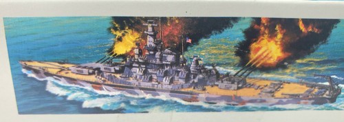 NIB Vintage Hasegawa U.S.A. Battleship "SOUTH DAKOTA" Ship Model Kit No.119 - Picture 5 of 11