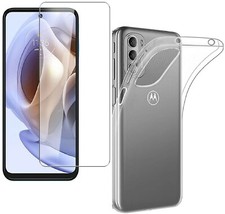 TRANSPARENT COVER TEMPERED GLASS FILM FOR MOTOROLA MOTO G31 TPU case